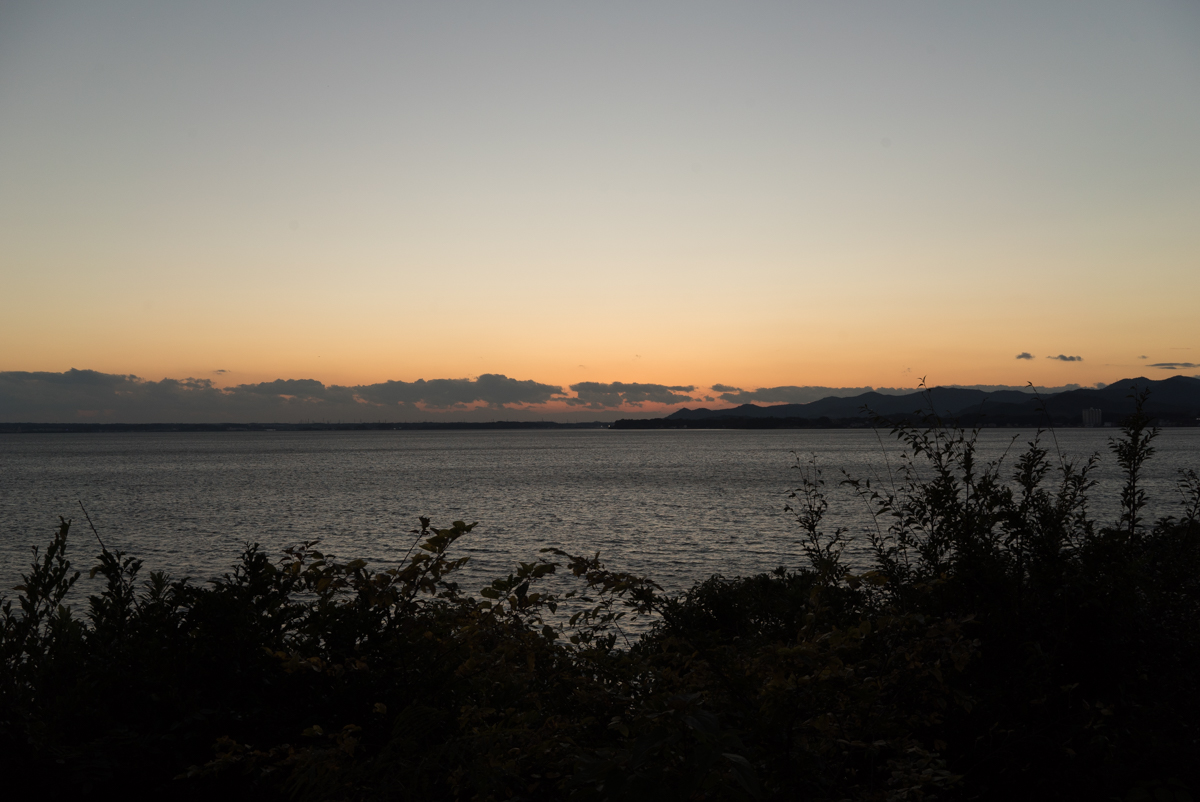 浜松の夕日