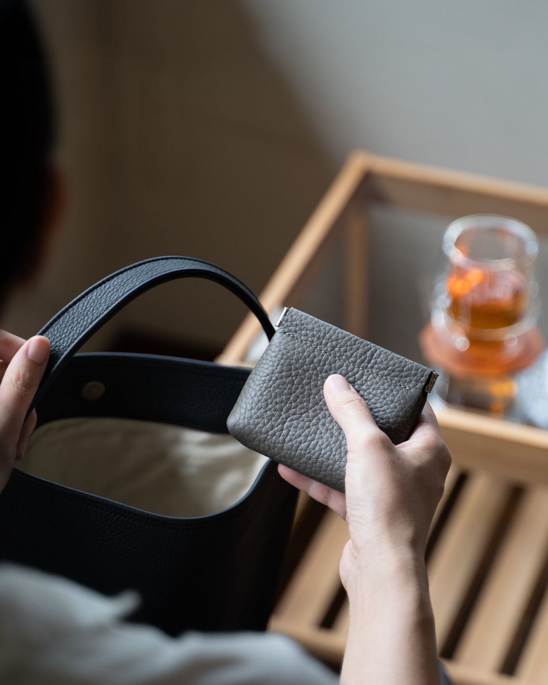 トリヨンクレマンスのキーポーチ