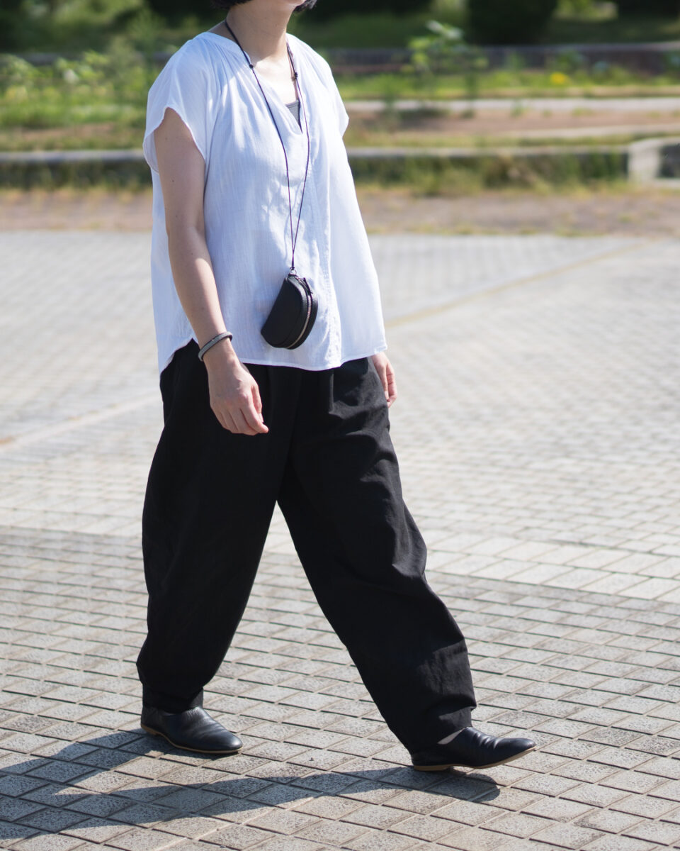 革のポシェット