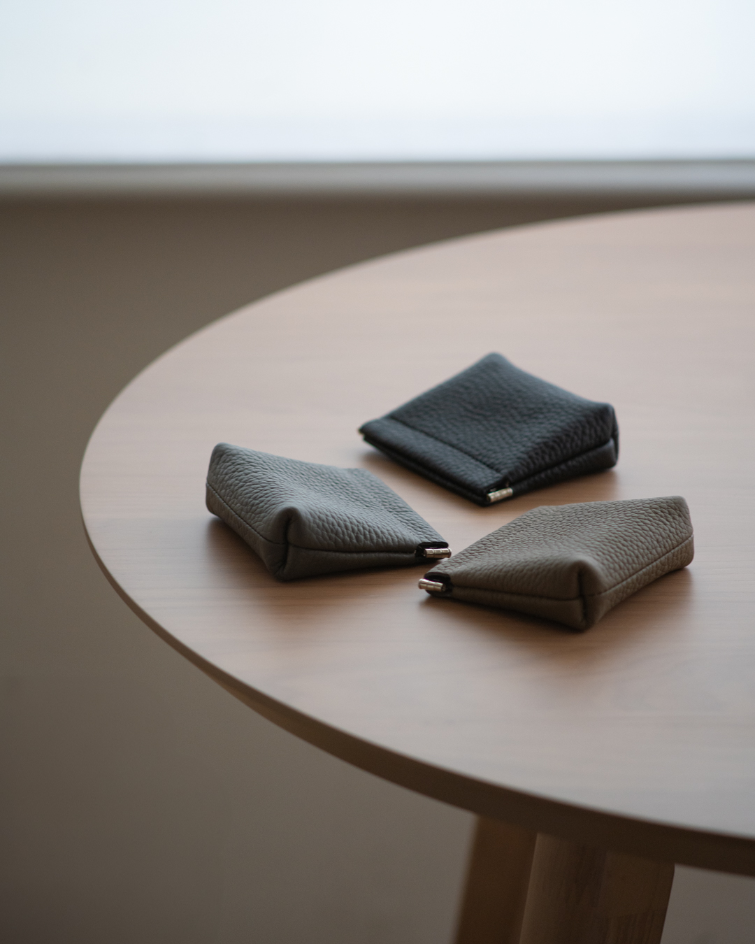 革のキーポーチ