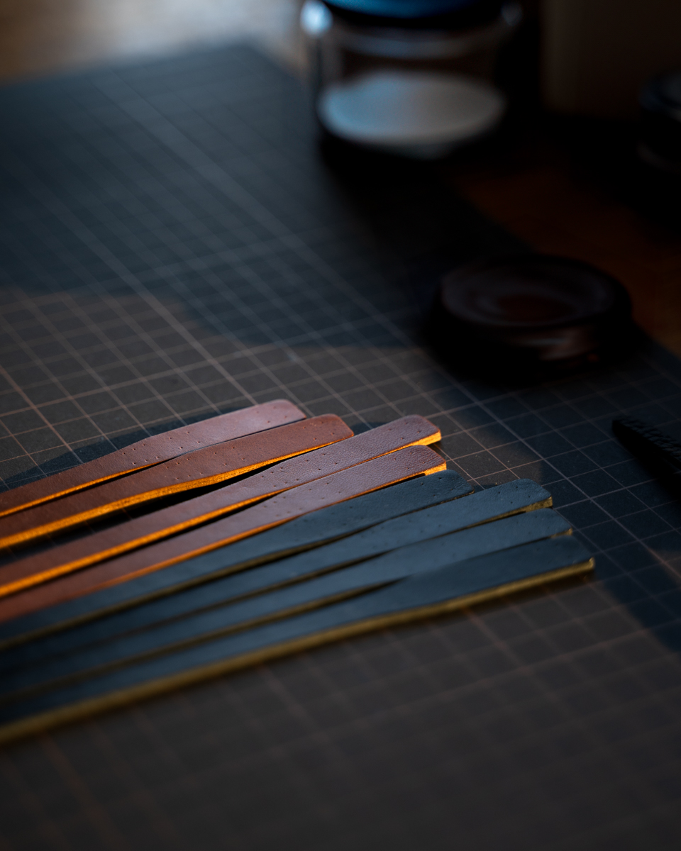 革のキーベルト